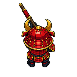 Samurai Warrior army skin in Gate Militia